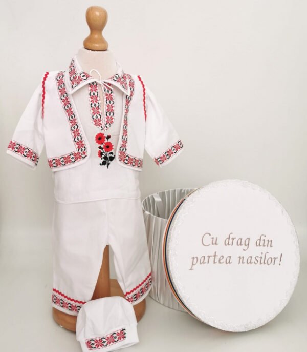 Set Traditional Botez Baiat Costumas Cutie 7