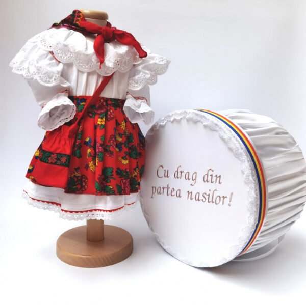 Set Traditional Botez Costumas fetita Cutie trusou