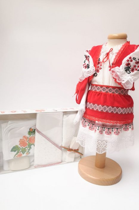 Set Traditional Botez Costumas fetita Trusou 3