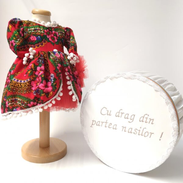 Set Traditional Botez Fetita Costumas Cutie trusou TUL 2