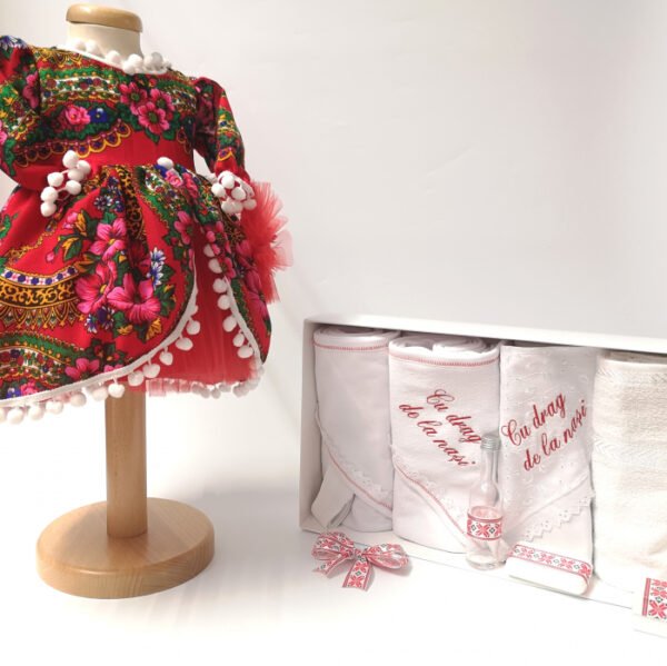 Set Traditional Botez Fetita Costumas Trusou TUL 2
