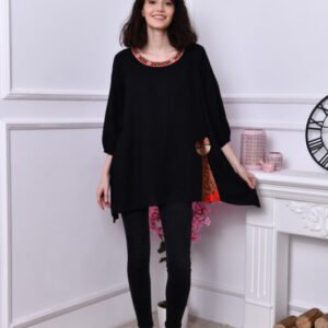 Bluza Asimetrica Neagra