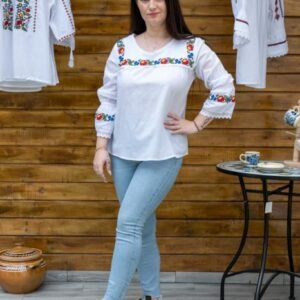 Bluza   Ie Traditionala cu flori 3