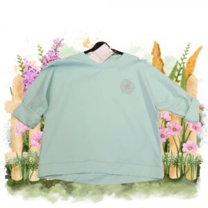 Bluza cu accesoriu trandafir - Teo