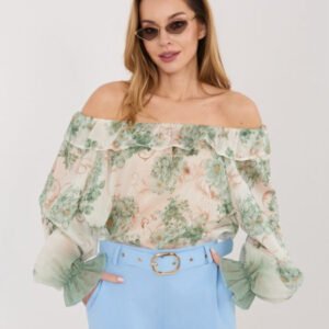 Bluza lejera cu imprimeu floral 2