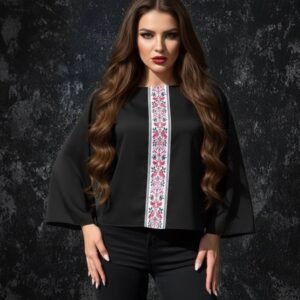 Bluza stilizata cu motive traditionale Ionica 2