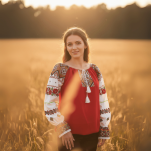 Bluza stilizata cu motive traditionale Laura 2