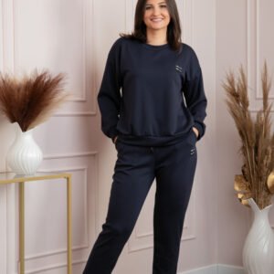 Compleu dama casual-sport bleumarin cu pantaloni Leanne