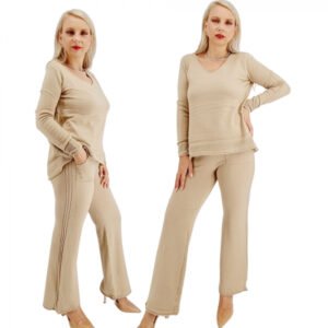 Compleu dama cu lycra si tricot Nadia