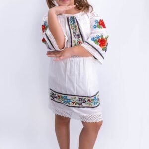 Compleu traditional fetite Flavia