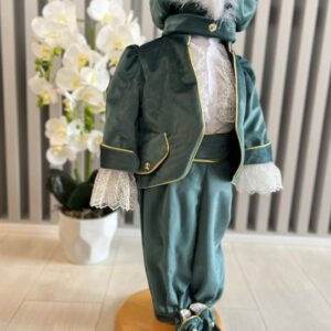 Costum Botez Conte pentru baieti - verde