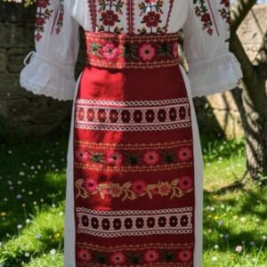 Costum IE Fusta Brau si 2 Fote Olguta
