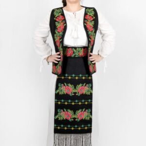 Costum IE  Vesta Fusta Brau si 2 Fote Cerasela