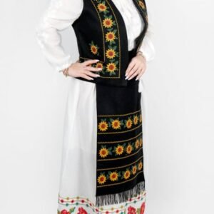 Costum IE  Vesta Fusta si 2 Fote Floarea Soarelui