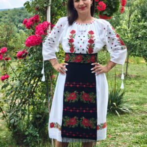 Costum Rochie  Brau si 2 Fote Minodora