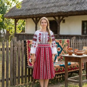 Costum Traditional Dama - Rodica 7
