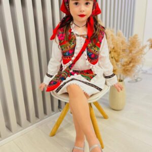 Costum Traditional Fetite 0-12 luni