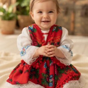 Costum Traditional Fetite 0-12 luni Sophie 3