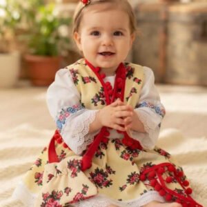 Costum Traditional Fetite 0-12 luni Sophie 4