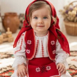 Costum Traditional Fetite Bianca 19