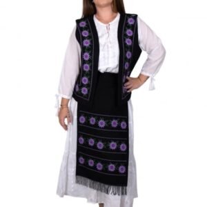 Costum Traditional Vesta si 2 Fote brodate Filipa 2