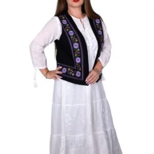 Costum Traditional Vesta si 2 Fote brodate Filipa 3