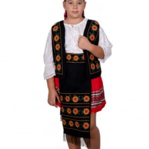 Costum Vesta, brau si fota fetita Floarea Soarelui