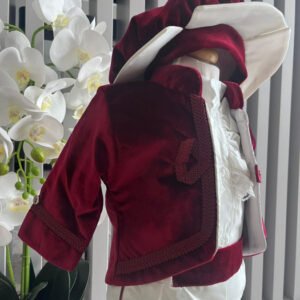 Costum de Print pentru Botez - Grena