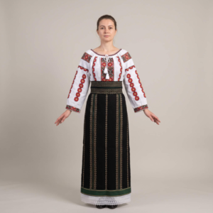 Costum popular format din catrinta , brau si ie - Andreea