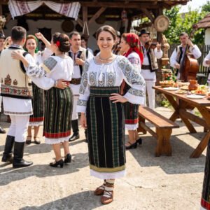 Costum popular format din catrinta , brau si ie - Andromeda