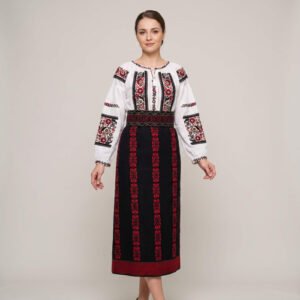 Costum popular format din catrinta , brau si ie - Kassandra