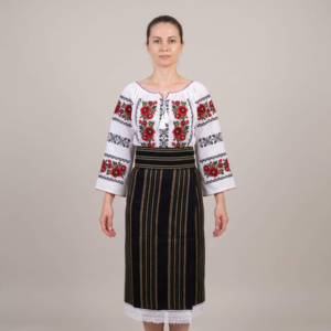 Costum popular format din catrinta , brau si ie - Robertina 9