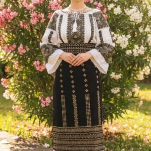 Costum popular format din catrinta , brau si ie - Sandica