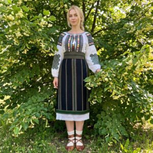 Costum popular format din catrinta , brau si ie - Vanida 2