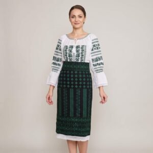 Costum popular format din catrinta , brau si ie - Venus 6