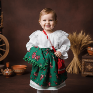 Costumas Traditional Fetite Verde