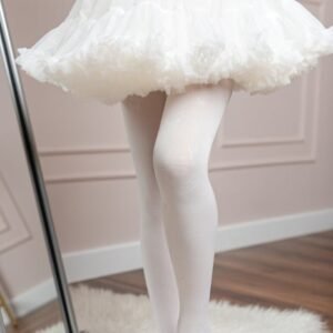 Dres fetite Terri Mimi White Fluturasi 40 DEN