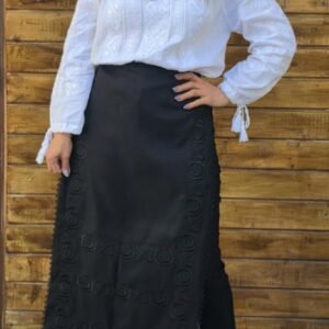 Fote brodate cu model traditional Flori 6