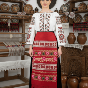 Fote cu broderie traditionala Draga