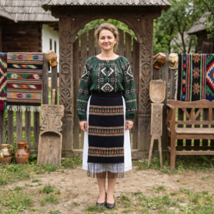 Fote cu broderie traditionala Valerica 3