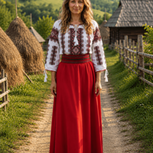 Fusta stilizata cu motive traditionale Nusa 2