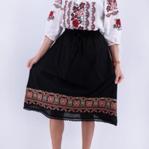 Fusta stilizata cu motive traditionale Ofelia