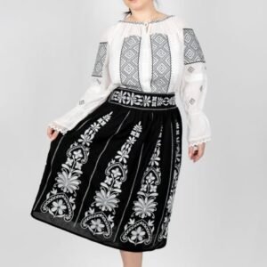 Fusta stilizata cu motive traditionale Tatiana 3