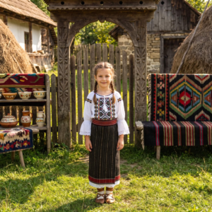 Ie traditionala fetite Sandica