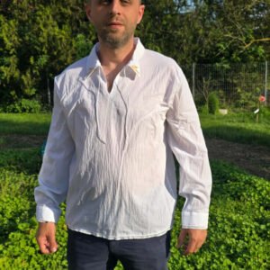 Ie traditonala barbateasca din bumbac - Spic de grau