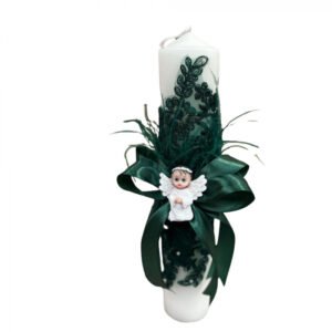 Lumanare Botez Ingeras - Verde