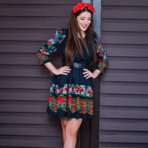 Rochie Amary Flowers Midi