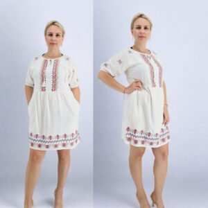 Rochie Dama cu Broderie Agripina