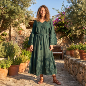 Rochie cu broderie Ligia 2