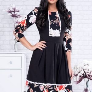 Rochie cu motive traditionale Lorina